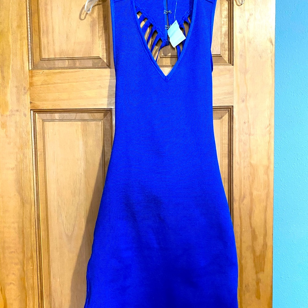 Blue cocktail dress!